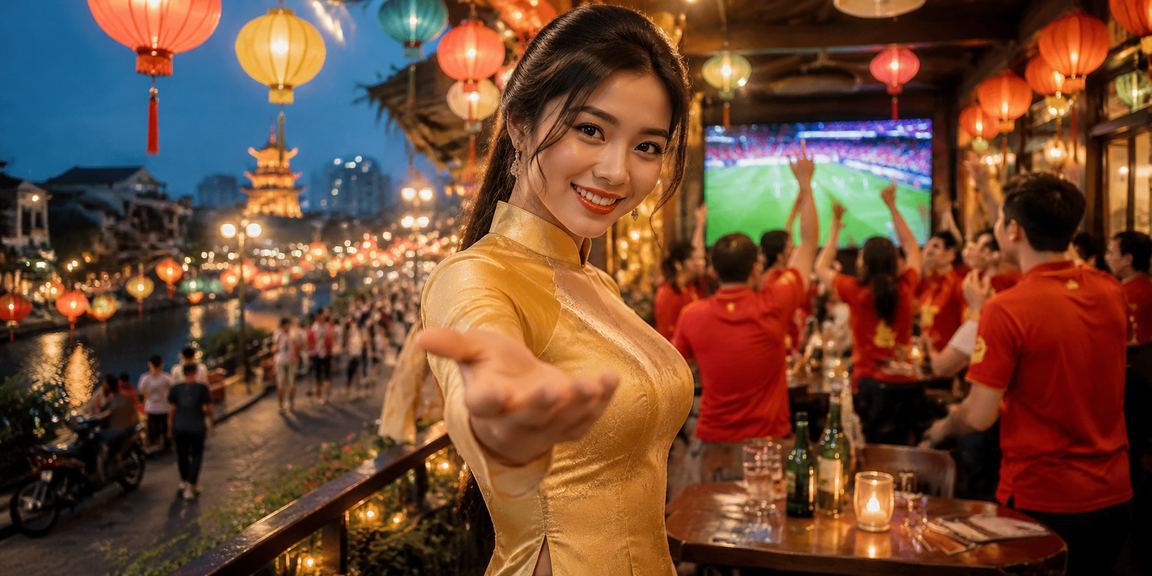 Người dùng Hà Nội trải nghiệm cá cược casino trực tuyến trên di động với trang phục áo dài